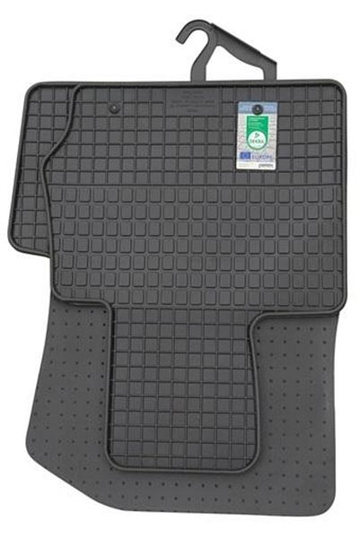 PETEX Set of 4 PETEX rubber car mats, black, compatible with BMW X3 F25 (11.2010-10.2017) and X4 F2