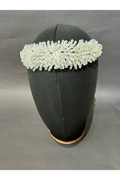 Store White Crystal Hair Accessory Bridal Crown