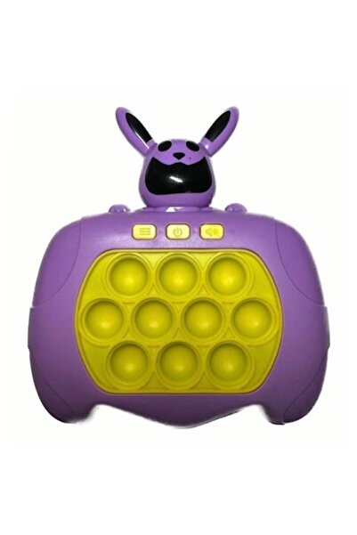 OEM Jucărie electrică Pop-it, stil Pokemon, pentru copii și adulți, sunet și lumini, violet, 13 cm