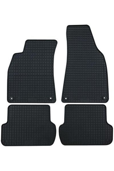 PETEX Set of 4 rubber car mats 22310PX, black, compatible with Skoda Octavia IV