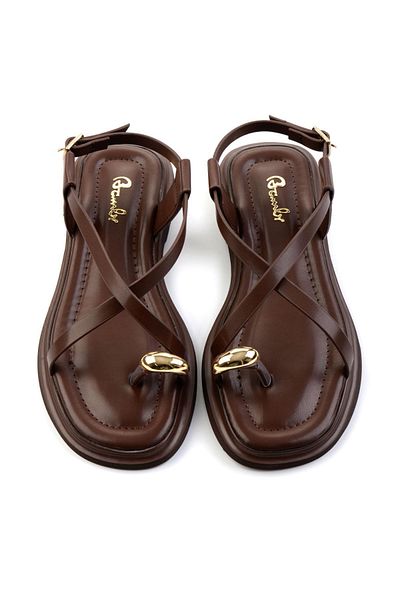 Bambi Brown Women's Sandals K05606036509