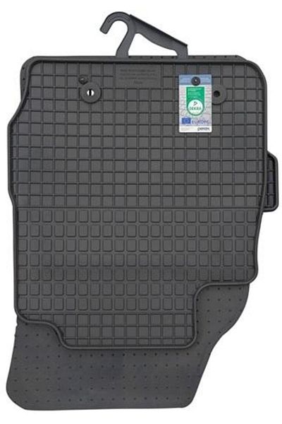 PETEX Set of 4 rubber car mats 36610PX, black, compatible with Ford Ecosport
