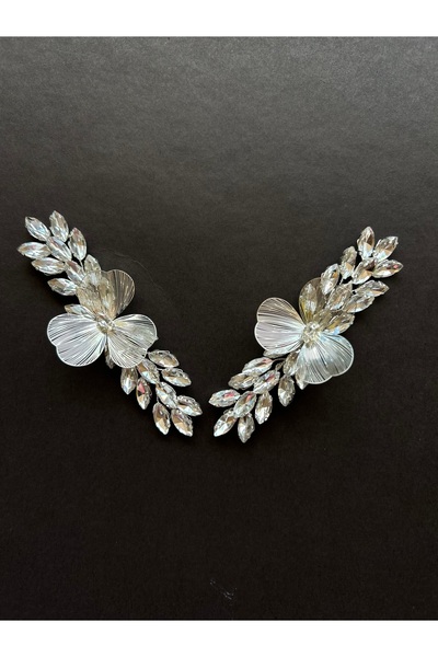 Store Metal Flower Hair Accessory Crystal Stone Accessory