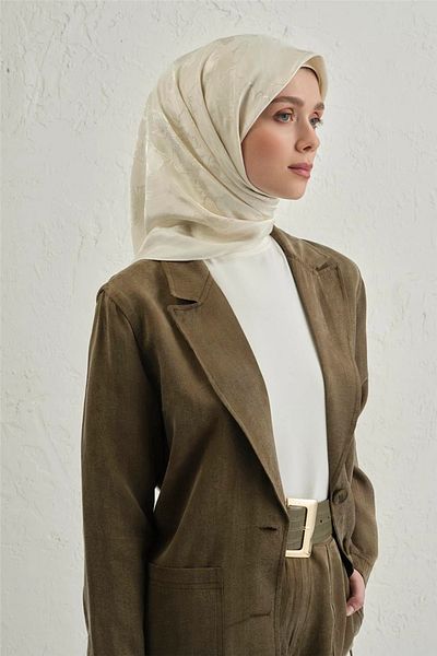 Armine Flush Cotton Scarf 2 06