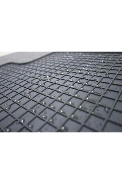 PETEX Set of 4 rubber car mats 29111PX, black, compatible with Renault Clio III Grandtour KR0