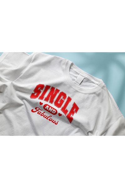 YEACHY Women's Single Printed T-Shirt