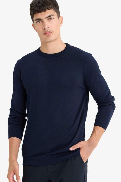 DeFacto Regular Fit Crew Neck Sweater Sweater A5268Ax25Au