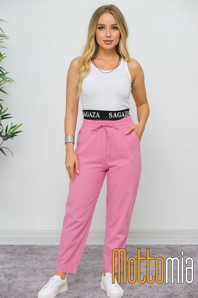 mottomia Women's Organic Şile Cloth Bürümcük Bohemian Trousers |   Washable Sanforized Relaxed Fit Summer Trousers