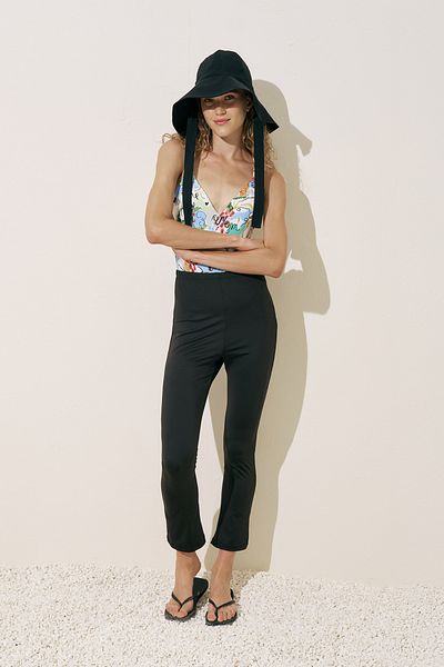 Manuka Tested Swimsuit Flare Pants Black