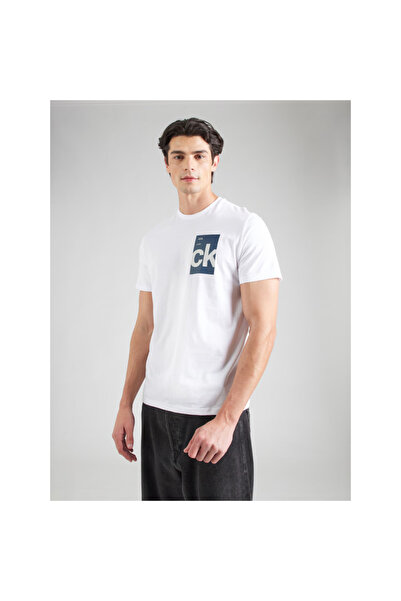 Calvin Klein Ck Lv04rc847g Ss 30s Eu Bh Box Graphıc Tee Erkek Tshırt