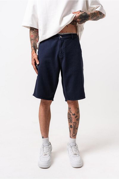 Respire Men's Piece Paint Shorts Navy Blue