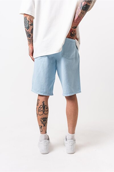 Respire Erkek Parça Boya Şort Bebe Mavi