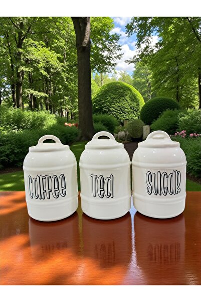 AKSOY BAHARATLIK 3 LÜ PORSELEN DESENLİ KAPAKLI AKSOYLAR HOME AVM