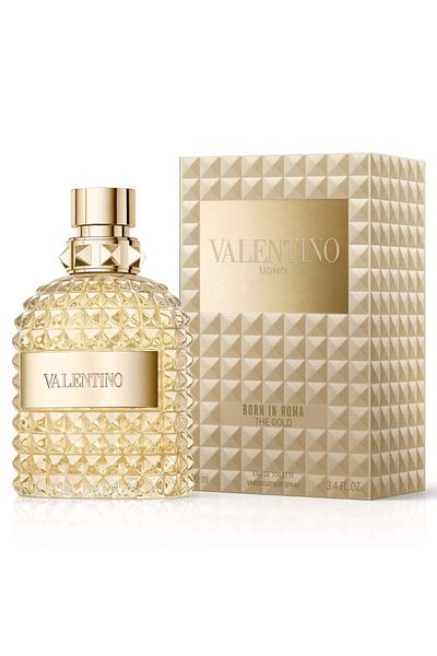 Valentino Uomo Born in Roma the Gold Perfume For Men EDT 100 ml