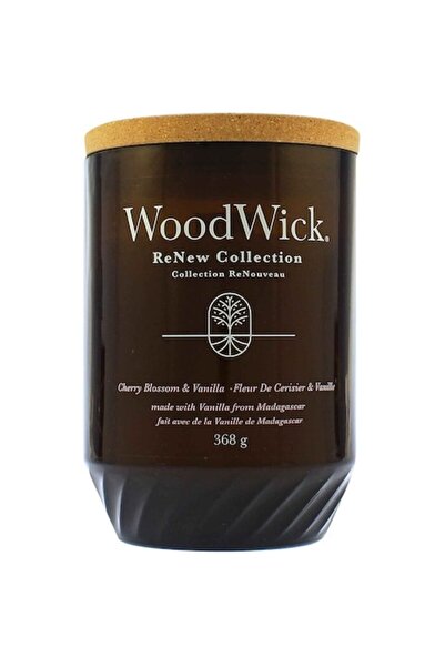 Wood Wick Lumânare parfumată WoodWick, Flori de cireș și vanilie, parfum de c...