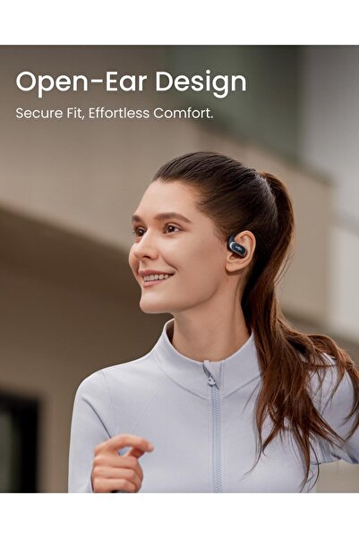 Shokz OpenFit Air Open-Ear Wireless Bluetooth Headphones with Microphone