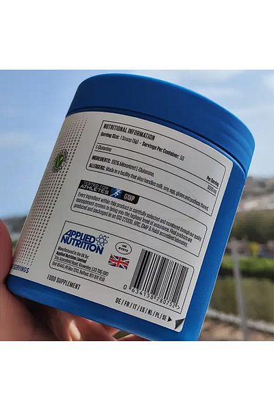 applied nutrition Micronized L-Glutamine Powder, Unflavored, 250g
