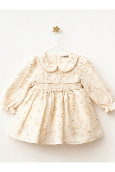 Cherrys Bebek Gül Dalı Müslin Elbise