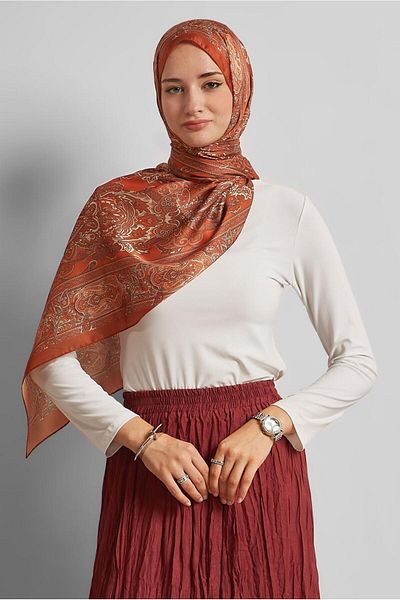 Alvina Patterned Shal 8552