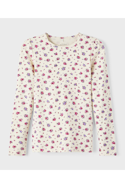 Name it - NKFVILINE Long Sleeves Slim Top - Buttercream