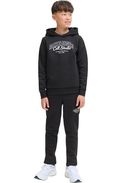 Jack & Jones Trening JACK &JONES Makoto Hood Set JNR - 12287777-Black