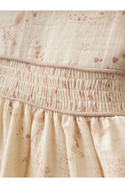 Cherrys Bebek Gül Dalı Müslin Elbise