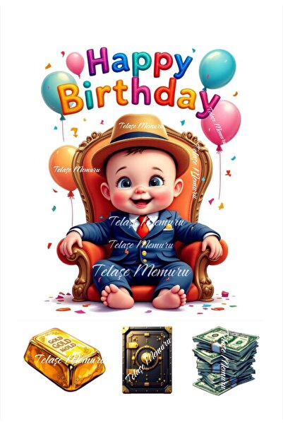 telaşe memuru غطاء كعكة باترون بيبي، طباعة على ورق السكر، طباعة كعكة ورقية صا...