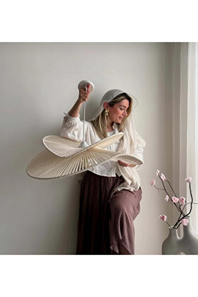 afralya home Rustik Tarz Bohem avize Makrome avize Salon avize Yatak Odası Avize Rattan Avize