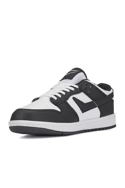 Nstil Alb - Pantofi casual unisex cu șireturi, talpă moale, anti-alunecare, pantofi de baschet 8070