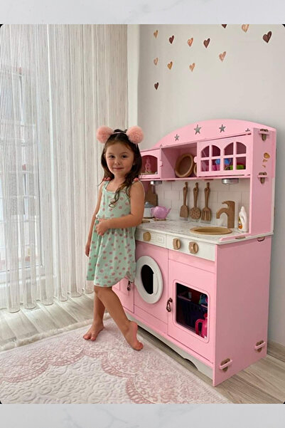 Saatistan Renkli Montessori Oyuncak Mutfak Seti, Çocuklar İçin Eğlenceli ve Öğretici Oyun Alanı