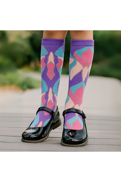 glitters Funky 3D High Socks for Kids & Teens – Fun Socks - Sweets & Racing Car