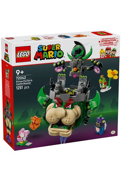 LEGO Set Super Mario - Prince Florian si Castle Bowser (72042)