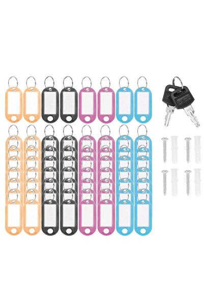 SERSIMO Steel metal box for 64 keys, equipped, 45x30x8cm, white