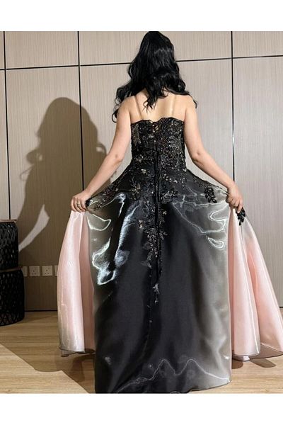 HOOR AL-YASMEEN Wavy occasion dress