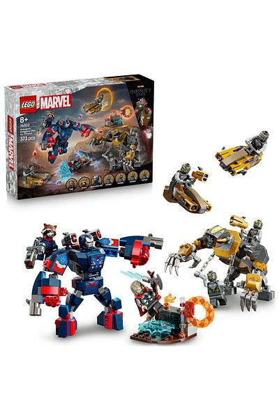 LEGO Set Marvel Super Heroes - Thor vs Chitauri din Razbunatorii: Sfârsitul jocului (76322)