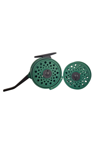 Choice3 بكرة صيد وخيط صيد، بكرة صيد ذباب أوتوماتيكية خضراء من أفينتيك، بكرة ص...