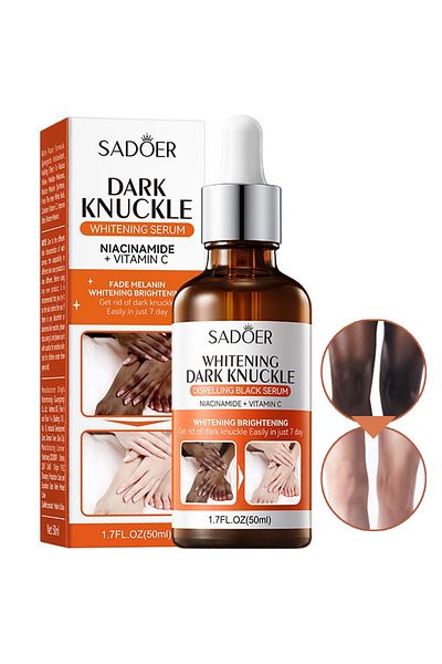 SADOER Dark Knuckle Whitening Serum, Dark Knuckle Whitening Serum for Feet & Elbow & Neck & Hands 50ml