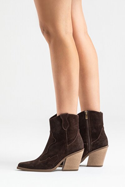 Zeynep Sıradağlı Wemma Kadın Bot Kahve Süet