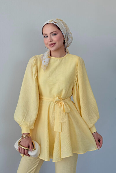 Şulemoda Giyim Tanya Trouser Suit Yellow