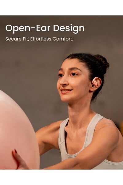 Shokz OpenFit Air Open-Ear Headphones, True Wireless Bluetooth Earphones with Microphone, Earbuds wi