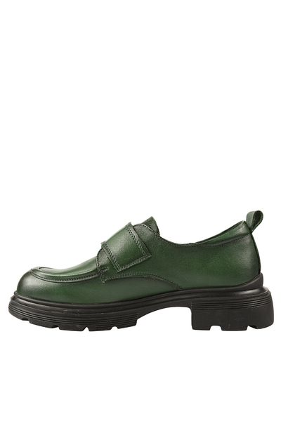 FORMAZIONE Casual shoes, women, FORMAZIONE, KM 6715 green, leather 40