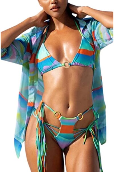 Mixbo Costum de Baie Mixbo, Doua Piese, Colorful Dream, marime L