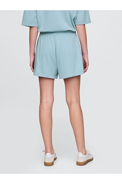 GAP Kadın Açık Mavi VintageSoft Logo Şort