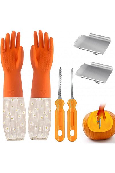 BMK DIY Sculpture Knife Household Gloves, Rubber/ABS/Stainless Steel, Pink