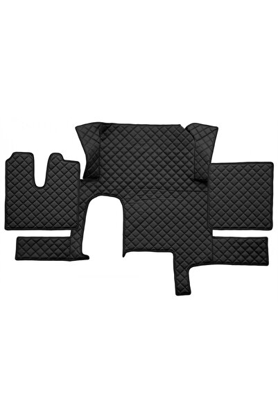 DELUXETUNING Set covorase camion, piele ecologica MAN TGX 2007-2020, negru, c...