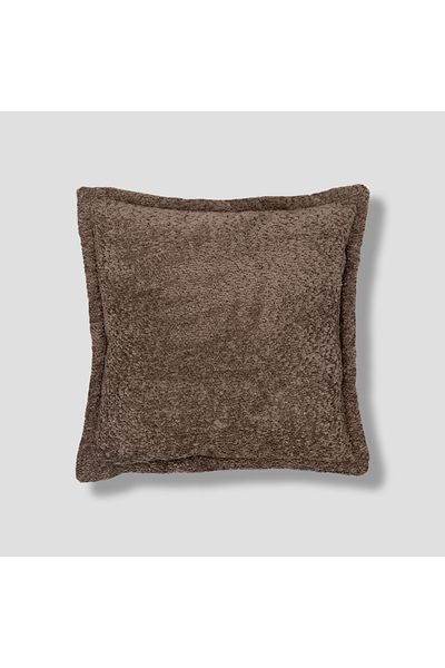 Sezyon Roya Patterned 45X45 Brown Throw Pillow Case