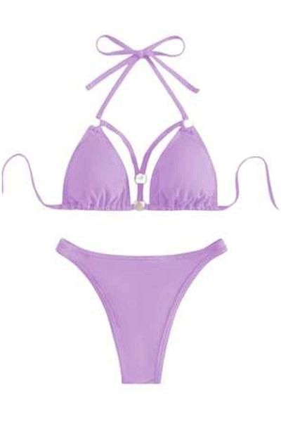Mixbo Costum de Baie Mixbo, Doua Piese, Model Brazilian, Elegant Lila, Marime L