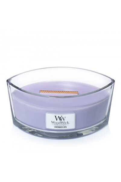 Wood Wick Lumânare parfumată - Ellipse Lavender Spa