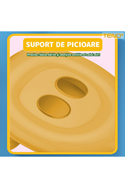 Teno Βρεφικό κολυμβητήριο Teno® με σκίαστρο, σχέδιο ψαριού, αφαιρούμενο σκίαστρο, 3-36 μηνών, πράσινο