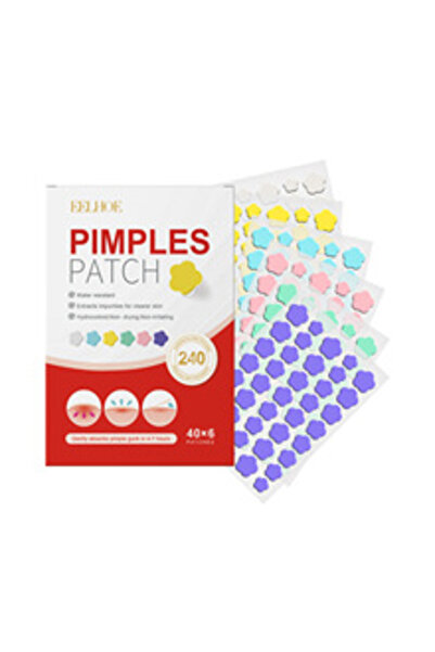 Choice4 240 قطعة من الزهور، 240 قطعة من رقعة حب الشباب الجديدة، رقعة حب الشبا...